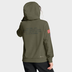 New York Jets Olive 2025 Salute to Service Sideline Hoodie