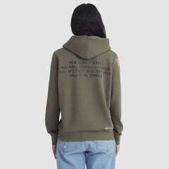 New York Giants Olive 2025 Salute to Service Sideline Hoodie