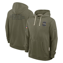 Baltimore Ravens Olive 2025 Salute to Service Sideline Hoodie