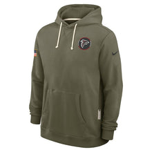 Atlanta Falcons Olive 2025 Salute to Service Sideline Hoodie