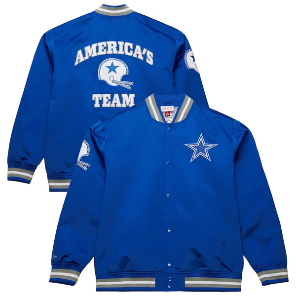 Mitchell & Ness Royal Dallas Cowboys Vintage Jacket